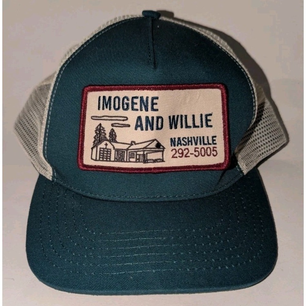 Imogene and Willie Nashville Tennessee Snapback Mesh Trucker Hat Cap Made In USA